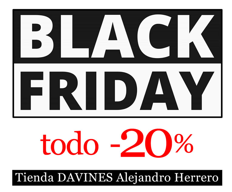 Black Friday 2022 Tienda DAVINES Alejandro Herrero