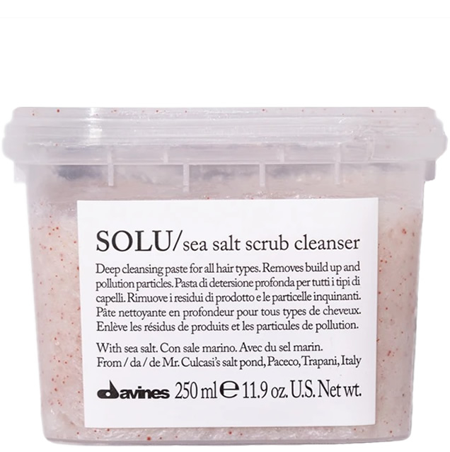 SOLU/ sea salt scrub 75 ml, 250 ml